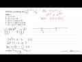 Himpunan penyelesaian dari (1/2)^(x+3x^2-x^2)<=1/8 adalah