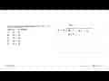 Hasil pembagian polinomial (3x^2+2x-5) oleh (x-4) adalah .