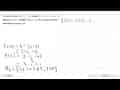 Diketahui fungsi f(x)=3-1/2x dengan {x |-4 <=x<4, x e R}