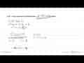 Nilai x yang memenuhi pertidaksamaan akar((x-2)^2-9)<= 4