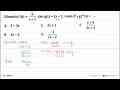 Diketahui f(x)=x/(x+1) dan g(x)=2x-1, maka (f o g)^(-1)(x)