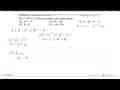 Diketahui persamaan matriks A^(-1).B^(-1)-A^(-1).D^(-1)=0