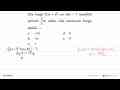 Jika fungsi f(x)=k^2 cos(kx)-7 memiliki periode 2/3 pi,