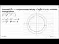 Persamaan x^2+y^2=100 dicerminkan terhadap x^2+y^2=64, maka