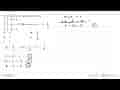 Diketahui sistem persamaan linear 1/x+1/y=2 2/y-1/z=-3