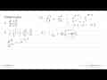 Sederhanakan : a. (2^7 x 3^9)/(3^6 x 2^5) b. (- 1/3)^3 x (-