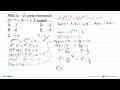 Nilai (x-2) yang memenuhi 3^(2x+5)=3^(x+2) + 2 adalah ....