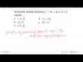 Koordinat puncak parabola y^2 - 4y + 4x + 8 = 0 adalah ....