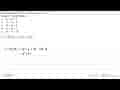 Jika diketahui f(x)=2x+6 dan g(x)=x^2-5x-8 , fungsi