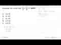 Koordinat titik fokus elips x^2/9+y^2/13 = 1 adalah....