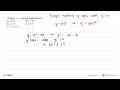 Fungsi y=x^2-4x naik pada interval ...