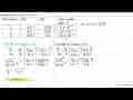 Reaksi 2 A+2 B -> C+D Percobaan {1)/(|l|)/( [A] ) { [B] )
