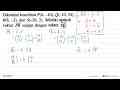 Diketahui koordinat P(4,-10), Q(-10,34), R(8,-2), dan