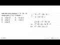 Absis titik potong parabola y=x^2-8x-16 dengan garis y=2x+8