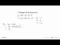 Tentukan Diskriminan dari: -2x^2 + 3x - 6 = 0