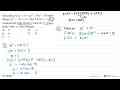 Diketahui F(x)=(1+a) x^3-3 b x^2-9 x habis dibagi (x^2-2