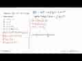 Fungsi f(x)=1/3x^3-3x^2+5x-10 turun dalam interval ....