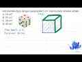 Adit memiliki dadu dengan panjang sisi 3 cm . Volume dadu