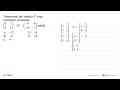 Determinan dari matriks P yang memenuhi persamaan (0 -2 5