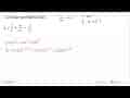 Turunan pertama dari y=2/x+4/x^2-2/x^3