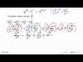 Nyatakan dalam bentuk (2^m)/(3^n). 8(2/3)^4- 4(2/3)^4+