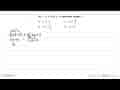 3(y - 3) = 5(2y + 1) ekuivalen dengan .... a. y = -2 b. y =