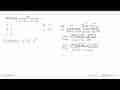 Nilai limit x->0 4x/(akar(1+2x)-akar(1-2x))=....