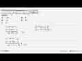 Diketahui sistem persamaan: x+y+2z=6; x-y+z=-4; 2x+y-2z=-4.