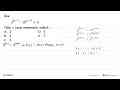 Jika 3^(5x-1)-27^(x+3)=0 Nilai x yang memenuhi adalah . . .