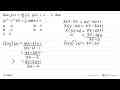 Jika f(x)=(ax+1)/(3x-1), g(x)=x-2 , dan