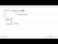 Jika f(x)=4x-5 dan g(x)=3^x, maka f(g(2))=...