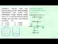 Diketahui sebuah bola dan tabung tanpa tutup. Bola tersebut