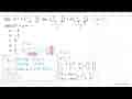 Jika A^(-1)=(5 3 -2 1) dan (p q -1 4)=A (2 2 -3 8) maka p^2