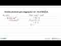 Tentukan persamaan garis singgung f(x)=2 x^2-4 x di titik