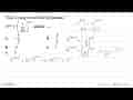 Nilai x yang memenuhi persamaan 6^(2x+2)-(1/(36))^(x+1)