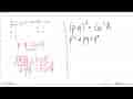 Jika p-q=cos A dan akar(2pq)=sin A, nilai p^2+q^2= ...