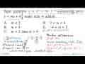 Agar parabola y=x^2+3x+7 memotong garis y=mx+6 3/4 maka