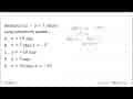 Diketahui |x|-3=7. Nilai x yang memenuhi adalah ....