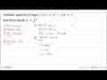 Selidiki apakah fungsi f(x)=x^2-2x+1 kontinu pada x=1?