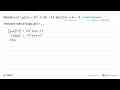 Diketahui (fog)(x)=2x^2+10x-13, dan f(x)=2x-3. Tentukan