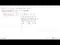 Nilai x yang memenuhi per-samaan kuadrat (x+2)^2-9=0 adalah