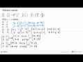 Diketahui matriks (2 -1 3 4)+2(x-1 1 3 y)(1 2 -1 3)=(10 25