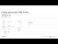 Carilah penyelesaian PtRL berikut. (x+2)/(x-5)>=1