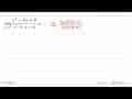 lim x->2 (x^2-6x+8)/(x^2+x-6)=...