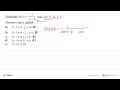 Diketahui f(x)=1/x-2 dan g(x)=2x+3 Domain f o g(x) adalah