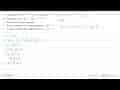 Garis singgung parabola y=3x^2 - 9x + 5 sejajar dengan