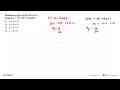 Persamaan sumbu simetri dari kurva fungsi t(x) = -x^2 + 4x