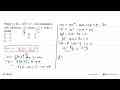 Fungsi y=1/3 (a-2)^2 x^3+x^2-5ax mempunyai nilai minimum