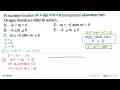 Persamaan kuadrat x^2+mx+9=0 mempunyai akar-akar real.