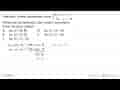 Diketahui sistem persamaan linear {4 x+2y=8 2x-y=(-4).